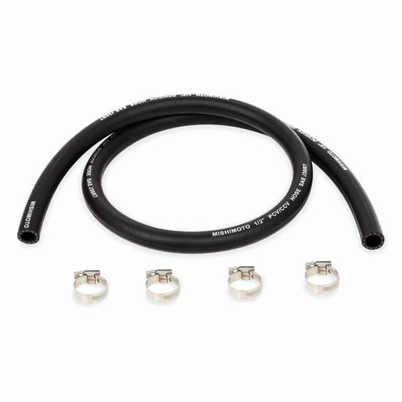 Mishimoto MMHOSE-CC12-4 Universal Catch Can Hoses 1/2" x 4'
