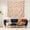 Fox Heart Gray, variant on 59x59 Inch Square Wall Tapestry for Indoor & Outdoor, Living Room, Bedroom, Teen Room,Fox Heart Gray Pattern