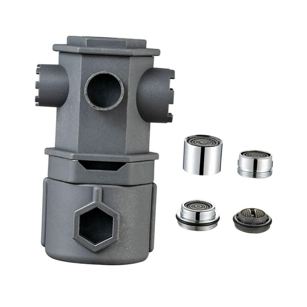Llave para grifo, herramienta de plomería, reparación de repuesto, instalador de accesorios multiusos, Kit de llave de lavabo para inodoro, Hotel, uso Estilo B