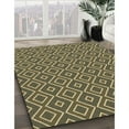 thumbnail image 2 of Ahgly Company Indoor Square Patterned Dark Brown Area Rugs, 4' Square, 2 of 6