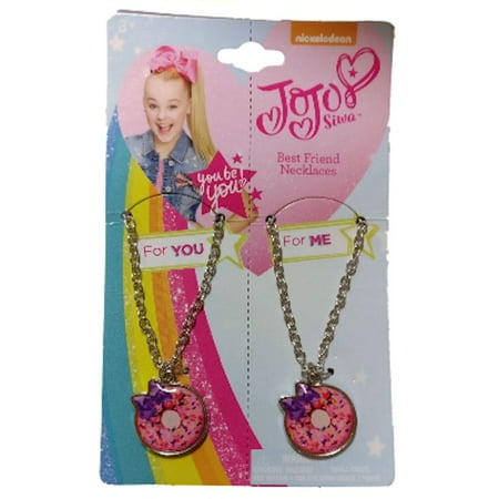 JoJo Siwa Best Friends Necklace Set (Pink Donuts) (Best Minimalist Jewelry Brands)