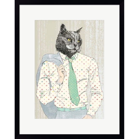 Great Art Now Bon Vivant by Matt Spencer, Framed Wall Art, 17.5W x 22H