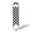 Black and White Checkered Pattern, variant on Black and White Zebra Stripes Pattern Stainless Steel Flat Bottle Opener, Heavy Duty Beer Bottle Opener Suitable for Bar Bartender Men Women Kitchen Restaurant Party Supplies 7in