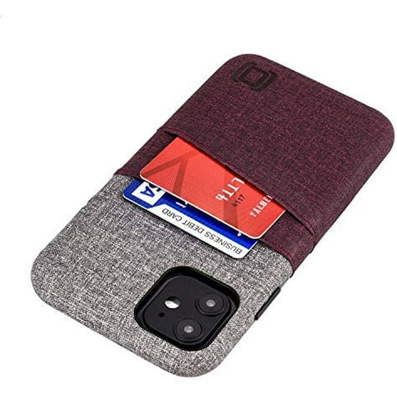 Dockem Étui Portefeuille pour iPhone 11: Plaque Métallique Intégrée pour Montage Magnétique & 2 Porte-Cartes (6.1 Pouces Luxe M2 Synthétique)