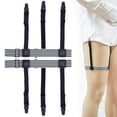 thumbnail image 4 of camisa para hombre estancias ligueros elástico nylon ajustable camisa soportes para hombre rayas tirantes correas antideslizante cinturónpangjing, 4 of 4