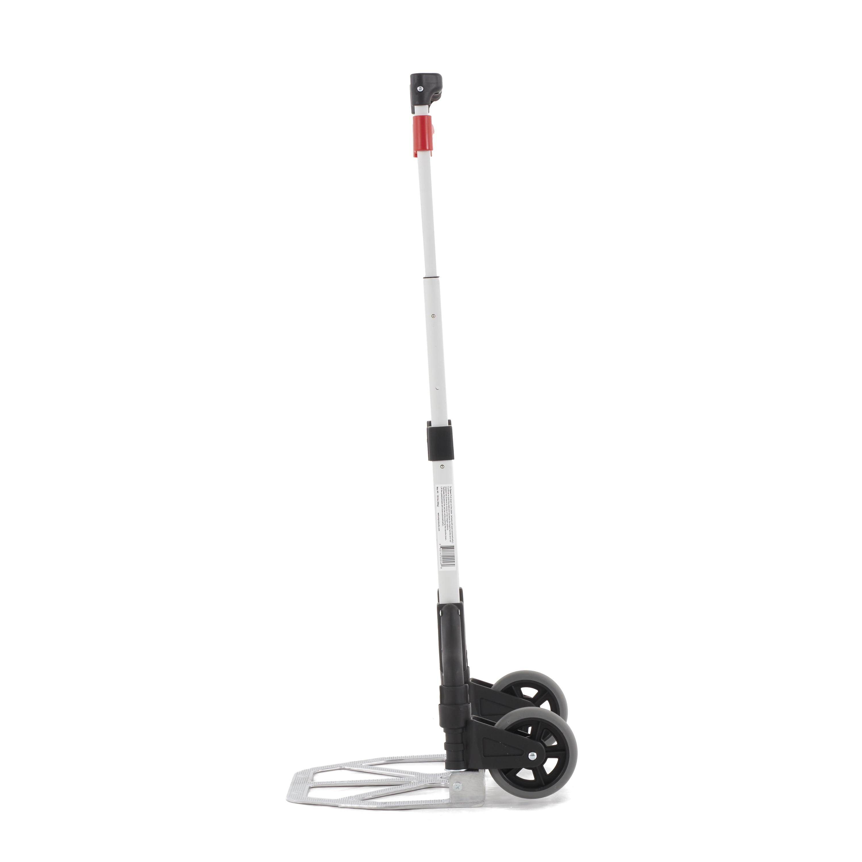 Magna Cart Personal Folding Aluminum Hand Truck, 150lb Capacity, Black/Red