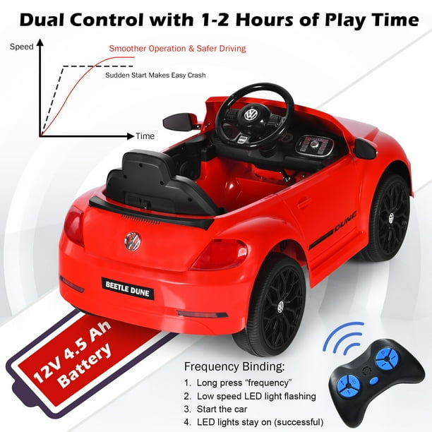 Vw beetle sale electric toy car