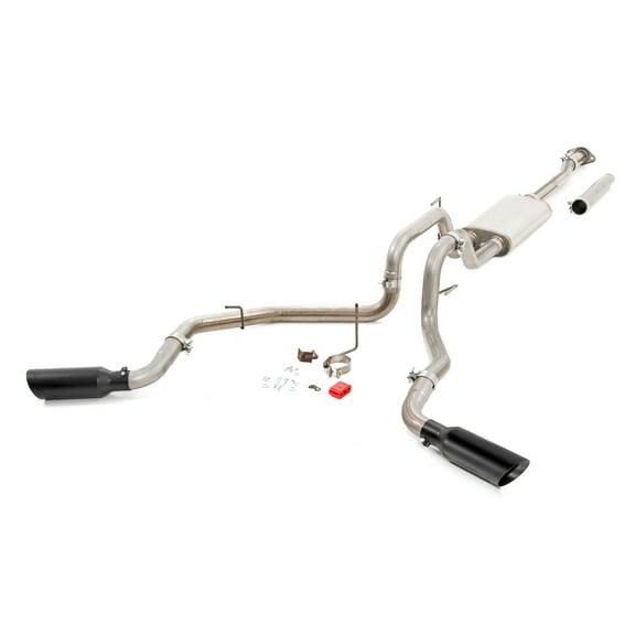 Rough Country Dual Cat-Back Exhaust for 2021-2024 Ford F-150 2WD/4WD - 96018