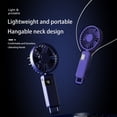thumbnail image 4 of Needhep Usb Rechargeable Foldable Fan,Fan for Bedroom With Cold Air, Small Electric Fan With Cord, Office Desk Fan, Small Fan Portable (Blue), 4 of 7