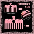 thumbnail image 2 of 2 Size 5/6.8 Inch Pink Maker Comb Ribbon Maker for Gift Bows Hair Bows Wristlet Corsages Home Decorations Holiday Wreaths DIY Projects and Crafts Tool for DIY, 2 of 6