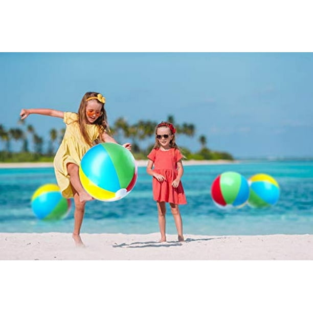 Top Race Pelotas de playa grandes inflables de 24 pulgadas para alberca | Fiestas de veran Top Race Top Race