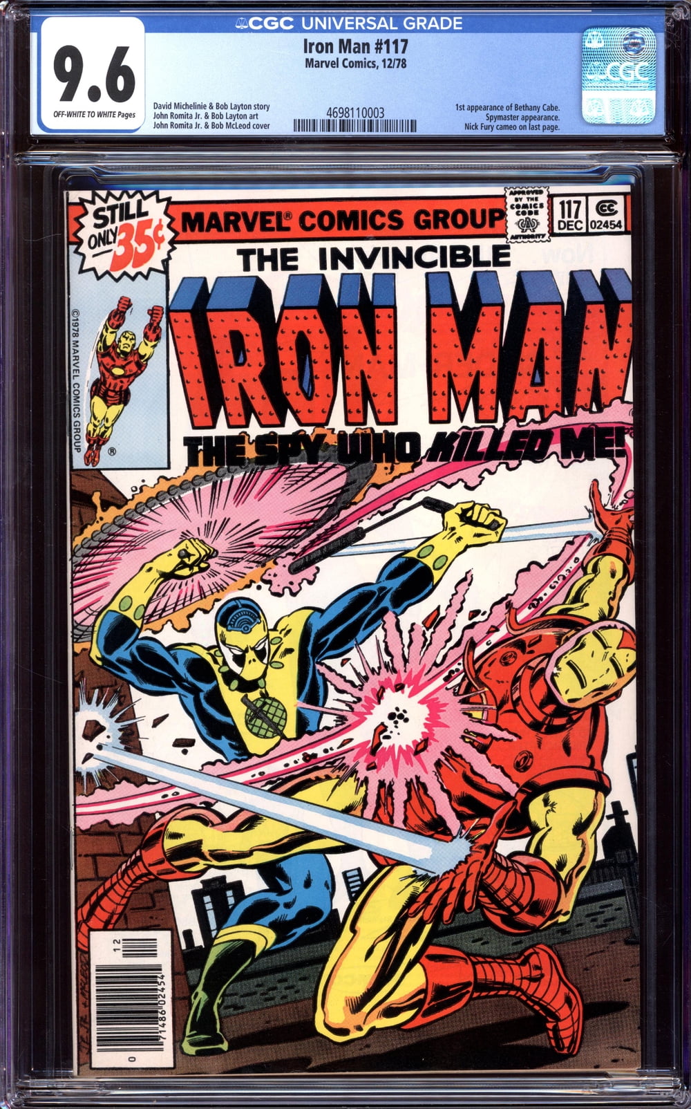 Iron Man #117 - CGC 9.6 Comic Book
