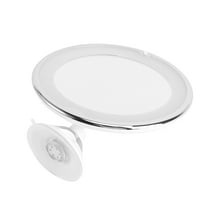 Yardwe Battery Led 7x Magnified Makeup Mirror Suction Cup For Home Or Travel White