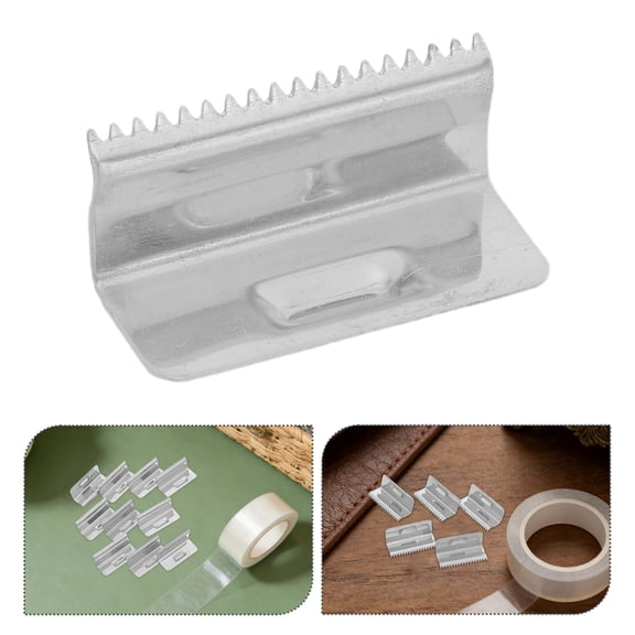 Milisten Serrated Tape Cutter Blades 10Pcs Precision Crafted for Various Tapes