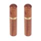 thumbnail image 1 of 2 botes de madera para palillos de dientes, contenedores de almacenamiento de bolsillo, soportes para agujas, hilo y artículos pequeños, color amarillo y marrón., 1 of 4