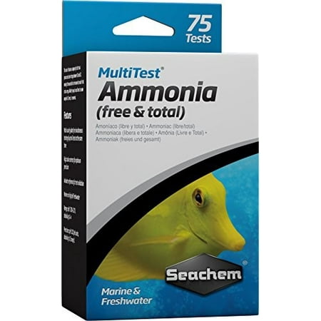 Seachem MultiTest Ammonia Water Test, 75 Ct