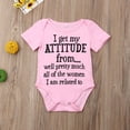 thumbnail image 3 of Newborn Infant Baby Girl Funny Letter Romper Jumpsuit Soft Clothes, 3 of 5
