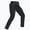 Black, variant on Work Pants for Men Elastic Straight Leg Cargo Electrician Pants Outdoor Waterproof Trousers with MultiPockets