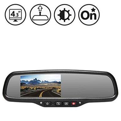 G-Series Rear View Replacement Mirror Monitor with Auto-Dimming and OnStar