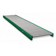 Ashland Conveyor Roller Conveyor,10 ft. L,36" BF,Steel 10F10KG03B36