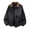 Black-31, variant on Men Faux Suede Trucker Jacket Button Flap Pockets Retro Coat Casual Street Outfits