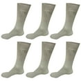 thumbnail image 1 of 6 pairs Mens Breathable Comfortable Cotton Soft Fashion Casual Classic Crew Business Dress Socks Over the Calf Size 9-11 10-13, 1 of 5