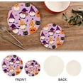 thumbnail image 4 of GZHJMY 2PCS Cute Gnomes in Halloween Costume Trivets Pot Holders Set and Placemats Set, Hot Pads, Table Mats for Cooking and Baking, Cotton Braided Hot Pads, 7.09"+9.45", 4 of 7