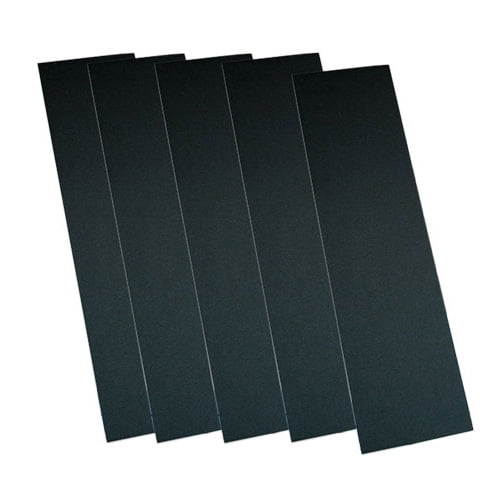 5 SHeetS OF BLACK CHEAP GRIP TAPE for your SKATEBOARD by