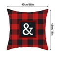 thumbnail image 3 of ¡Compra y Aprovecha las Mejores Ofertas!, Fundas de almohada navideñas Fundas de cojín con estampado de piel de melocotón Fundas de almohada con estampado de cuadros Akmoler, 3 of 3