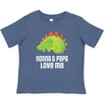 thumbnail image 3 of Inktastic Nonna and Papa Love Me Boys Grandchild Dinosaur Boys Baby T-Shirt, 3 of 5