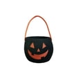 thumbnail image 3 of Halloween Treat Bags Trick or Treat Skull Cotton Rope Woven Candy Basket Bucket Handheld Small Gift Goodie 9.8in for Kids Party by MPOISVA, 3 of 7