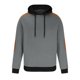 thumbnail image 3 of Sudadera con capucha para hombre, moda informal, deportiva, cuello alto, botones, patchwork, manga larga, jersey, sudadera, blusa, blusa para hombre, 3 of 5