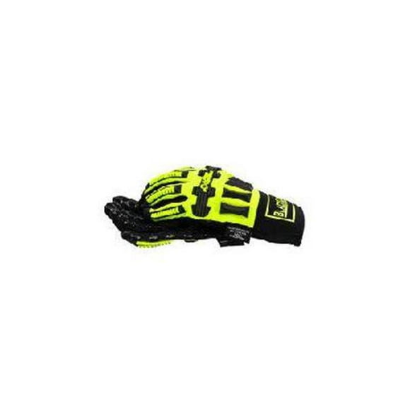 BlackCanyon Outfitters BHG601R Heavy-Duty High Visibility Glove with Kevlar Lining - Large