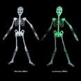 thumbnail image 1 of Glowing Halloween Skeleton Luminous Skeleton Model Halloween Party Decorations Glowing In The Dark Halloween Skeleton Decor Luminous Lifelike Skeleton Model For Front Lawn Haunted, 1 of 7
