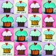 thumbnail image 3 of Marmont Hill Cupcake Collage Painting Print on Wrapped Canvas, 3 of 5