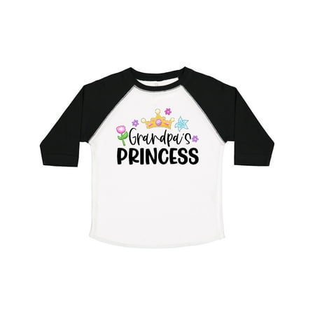 

Inktastic Grandpa s Princess Crown and Flowers Gift Toddler Toddler Girl T-Shirt