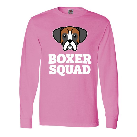 Inktastic Dog Boxer Squad Long Sleeve T-Shirt