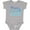 AC-Heather Grey, variant on Blue Happy Birthday Daddy Boys or Girls Baby Bodysuit