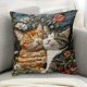 thumbnail image 1 of Uuiauoio Decorative Throw Pillow Covers 18x18 Inch Set of 1,Soft Textured Cushion Case,Modern Home Decor for Couch Bed Living Room, 1 of 6