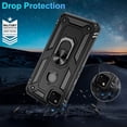 thumbnail image 5 of Google Pixel 4A Case (No fit for Pixel 4A 5G) with HD Screen Protector, Military-Grade Protective Heavy Duty Phone Case with Magnetic Kickstand Ring for Google Pixel 4A Black, 5 of 14
