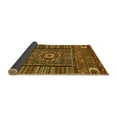 thumbnail image 2 of Ahgly Company Indoor Rectangle Abstract Yellow Modern Area Rugs, 4' x 6', 2 of 4