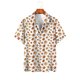 thumbnail image 2 of Tops Para Hombre Casual Cuello en V Manga Corta Festival Estampado Estampado Blusa Camisa Estampada Odeerbi ODB181640, 2 of 7