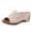 Beige, variant on Womens Clearance under $10 2025 Clearance! asdoklhq Women's Slippers,Women's Casual Hollow Out High Heels Thick Platforms Shoes Slippers