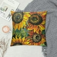 thumbnail image 2 of ONETECH Sunflower Throw Pillow Cover Couch Pillow Case Square Outdoor Pillow Sofa Bed Lumbar Pillowcase Decorative, 2 of 5