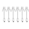 thumbnail image 2 of Cucharas de café para gatos de acero inoxidable, cucharas de postre con diseño colgante para gatos, se utilizan para agua, té, leche, café, postre, bebida, utensilios, batidos Namotu WL-00950, 2 of 7