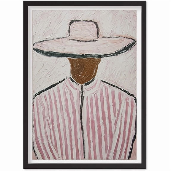 Western Cowboy Oil Painting Abstract Man And Woman Wall Art Modern Abstract Art, Matte Canvas Stretched, Posters for Room Bedroom Living Room Bathroom Wall Decor, Posters & Art Prints, Gift.