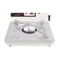 thumbnail image 2 of 3500W Portable Butane Camp Stove in Silver & White - 60 Flame Outdoor Cooker with Windshield for Camping & Picnics, 2 of 15