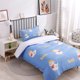 thumbnail image 2 of 3D Cartoon Animal Azul Pato Funda de edredón Juego de ropa de cama Funda nórdica Fundas de almohada, 2 of 10