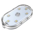thumbnail image 4 of Lámpara de lectura de techo de techo automático inalámbrico con luces nocturnas táctiles LED para automóvil (blanco) Likrtyny  Para estrenar, 4 of 8