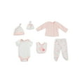 thumbnail image 2 of Kyle & Deena Baby Girl 6PC Quilted Cardigan Set, Sizes Newborn-9 Months, 2 of 2